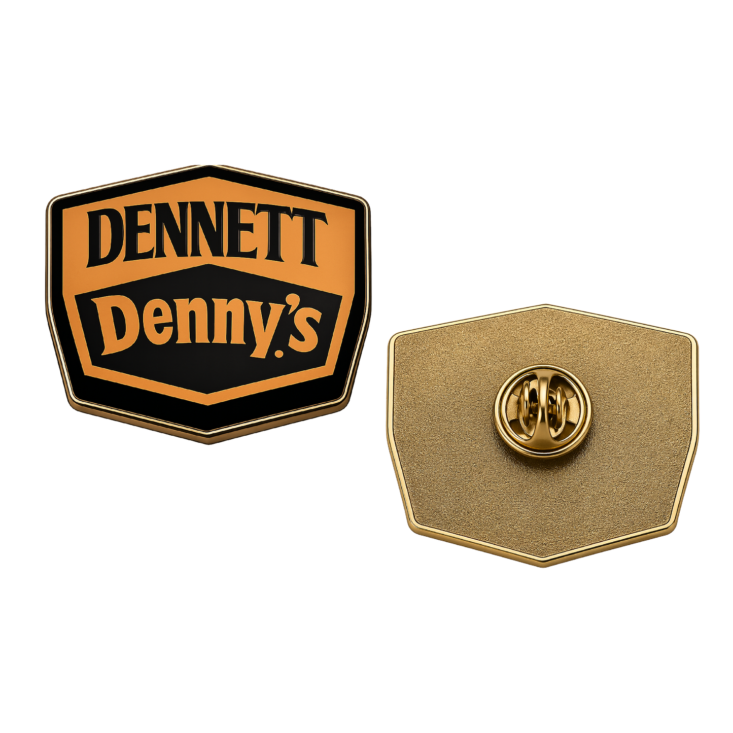 Dennett x Denny's Collab Garment Pin